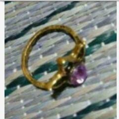 ▼▼≒j←←←m26-紫光王冠の指輪　直径14センチ