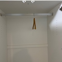 ワードローブ　棚　ホワイト　ニトリ