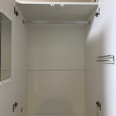 ワードローブ　棚　ホワイト　ニトリ