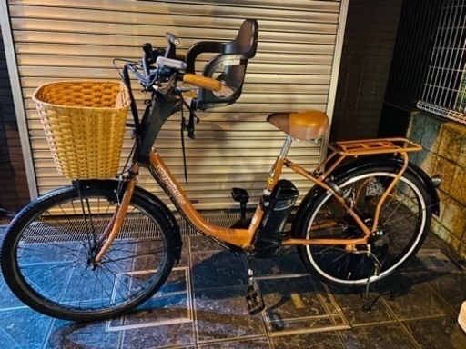 ふらん出品 ②電動アシスト自転車 部品 Panasonic 電動自転車 パナソニック 子供乗せ 前乗せ ギュットク