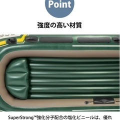 新品・未使用　Intex 4人乗りゴムボート