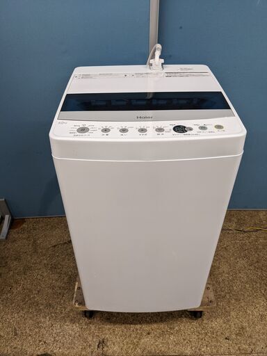 2020年製 Haier 全自動電気洗濯機 4.5kg JW-C45D 高濃度洗浄 風乾燥 ステンレス槽 単身 一人暮らし