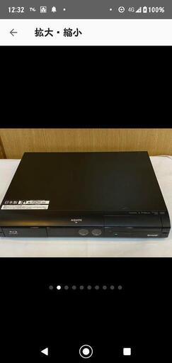 BD-HD22 ブルーレイ　レコーダー　DVD HDD シャープ　アクオス　黒