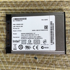 INTEL SSD 1.8インチ 80GB SSDSA1M080...