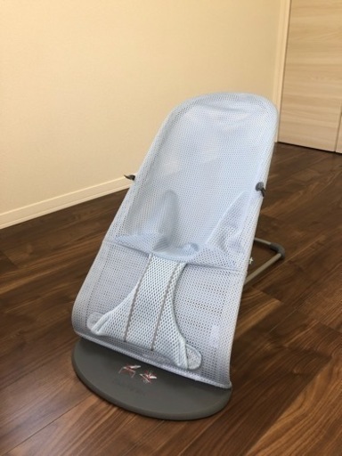 ベビービョルン　バウンサーブリス　メッシュ水色