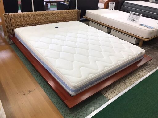 【愛品館八千代店】magniflex　マニフレックス　ロータイプクイーンベッド　オクラホマ