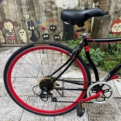 2623】クロス 700c リアタイヤ・サドル新品 13,800円（防犯・税込）