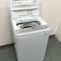 3/25受渡済)JT4869【Panasonic/パナソニック 5.0㎏洗濯機】美品 2018年製