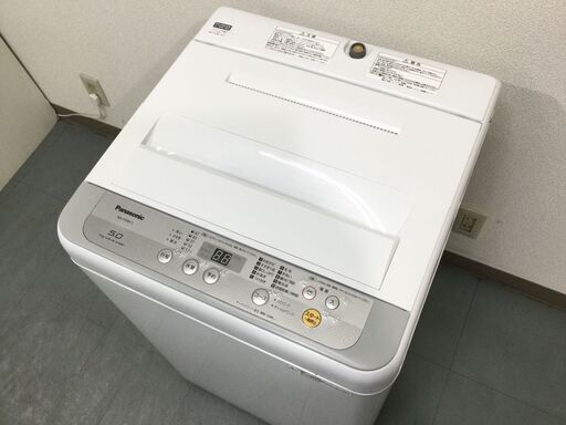 (3/25受渡済)JT4869【Panasonic/パナソニック 5.0㎏洗濯機】美品 2018年製 NA-F50B11 家電 洗濯 全自動洗濯機 簡易乾燥機能付