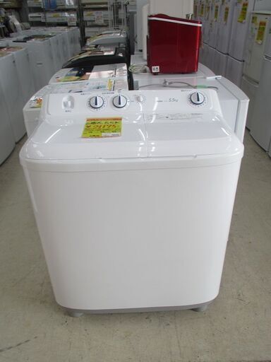 ID:G10005704　ハイアール　２槽式洗濯機５．５ｋ