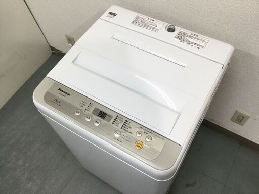（4/5受渡済）JT4868【Panasonic/パナソニック 5.0㎏洗濯機】美品 2018年製 NA-F50B12 家電 洗濯 全自動洗濯機 簡易乾燥機能付