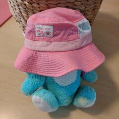 メッシュ　ピンク　帽子　50センチ