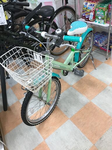 子供用自転車 ライトグリーン ※20インチサイズ
