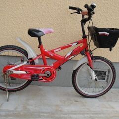 決まりました　子供自転車 1８インチ　子供用ヘルメット付き