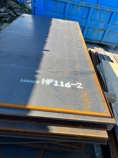 敷鉄板 5×10 厚さ22mm 福岡発 1枚88.000円(消費税込み) 敷鉄板 5×10 厚さ22mm 福岡発 1枚88.000円(消費税込み)