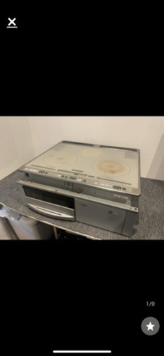 【中古】IHクッキングヒーター HITACHI 日立 ビルトイン HT-B60S 200V