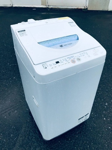 ♦️EJ1672番 SHARP全自動電気洗濯機