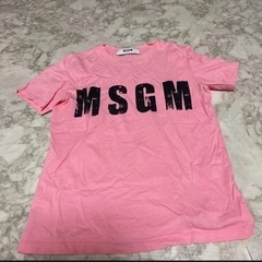 人気♡MSGM ピンク 半袖シャツ