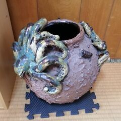 島常賀さん　タコカニ壺