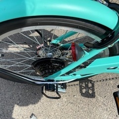 折りたたみ自転車 空気が抜けています。購入者決定