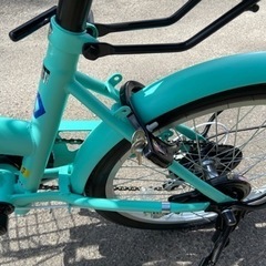 折りたたみ自転車 空気が抜けています。購入者決定