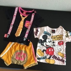 ベビードール　Tシャツ3枚　80-90 パンツ80