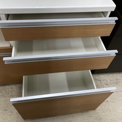 J1408 美品 パモウナ 食器棚 キッチンボード キッチン収納  クリーニング済み