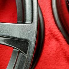 値下げ【夏タイヤに♫】【ほぼ未取付品】ほぼ新品 傷ほぼ無し アルミホイール ４本 17インチ 114.3