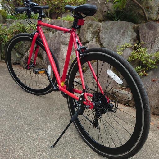 クロスバイク ANIMATO CITY SURF 700c レッド