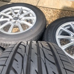 【値下げ】195/65R15 バリ山ホイール付き　4本セット