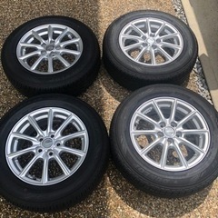 【値下げ】195/65R15 バリ山ホイール付き　4本セット