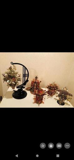 中国版、3D、メタル製製作品置物5点セット