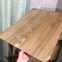 【取引可能】ニトリ テーブル 折り畳み ちゃぶ台 机 木製