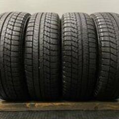 【BS BLIZZAK VRX 185/60R15】スタッドレス【Weds raurion RS01 15インチ 5.5J4HPCD100+42】2019年製 バリ溝 ヴィッツ アクア等　(VTD583) クレジットカード QRコード決済可能