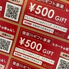 寝屋川ギフト事業　5000円分