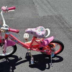 自転車 14インチ キティちゃん