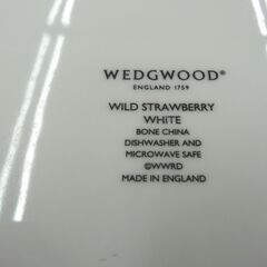ウェッジウッド ワイルドストロベリー ホワイト プレート 27cm 皿 WEDGWOOD 札幌 西岡店 - 生活雑貨