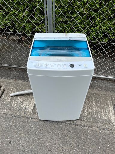 【リサイクルショップどりーむ鹿大前店】No.2110　洗濯機　ハイアール　4.5㎏　JW-C45A　2018年製⤴