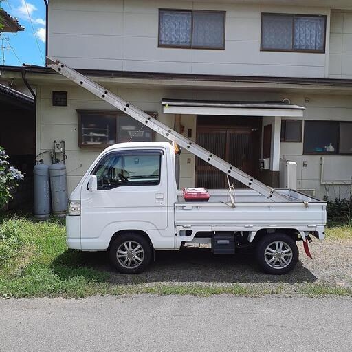 2連　はしご　ハシゴ　梯子　4m　 引き取りでお願いします。