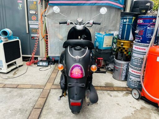 ☆実動！ヤマハ ビーノ Fi 4スト SA37J 黒 サイドスタンド付き 千葉