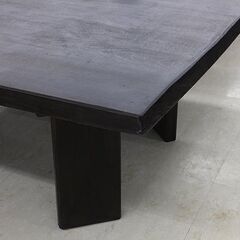 北海道 千歳市/恵庭市 近郊配送可能 一枚板 センターテーブル ダークブラウン系 座卓 ローテーブル 店頭でのお受渡し大歓迎！