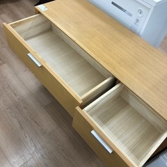 ニトリ 脚付き北欧風ローチェスト ナチュラル【トレファク上福岡】