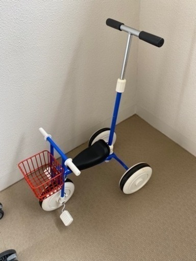 admin様専用】無印良品 舵取り棒付き 三輪車 取扱説明書付き イエロー