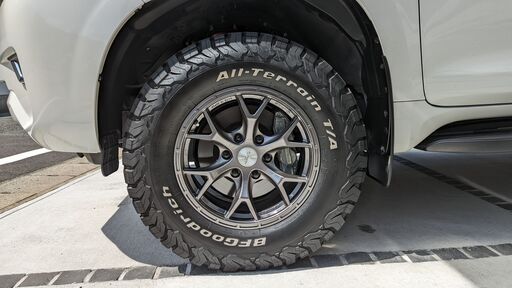 JAOS TRIBE CLAW トライブクロウ TRJ150 ランドクルーザープラド  FJクルーザー  7.5J-17 BF グッドリッチ オールテレーン T/A KO2 265/70R17