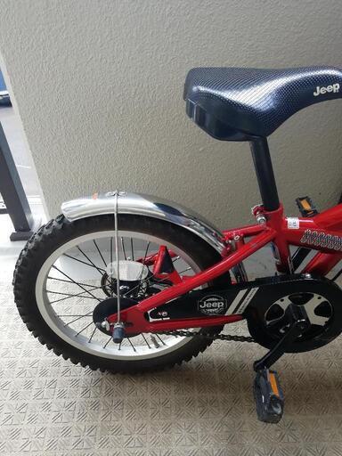幼児用 自転車 JEEPブランド 16型 赤 中古 Jeep 2025年モデル JEEP
