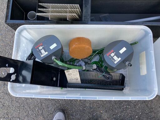 アクリル水槽 約180cm×60cm×60cm 板厚1cm その他部品セット - その他 