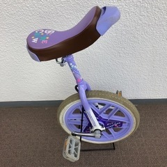 【差し上げます】一輪車★ブリヂストン★スケアクロウ紫16インチ