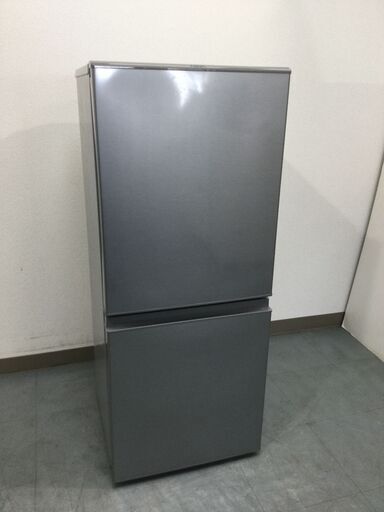 (8/22受渡済)JT4842【AQUA/アクア 2ドア冷蔵庫】美品 2019年製 AQR-13H-S 126L 家電 キッチン 冷蔵冷凍庫