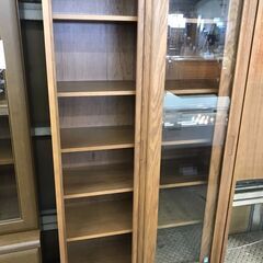 【愛品館八千代店】旭川家具　大雪木工　引戸書棚　ストリーム86