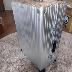 超特大アルミスーツケース（73x49x27cm)・専用カバー付き